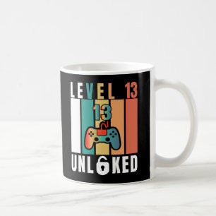Caneca De Café Adolescente Oficial Nível 13 Aniversário Desbloque