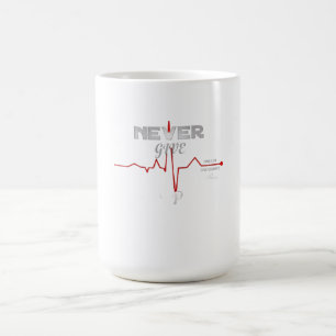 Caneca De Café ADOM Premium "Nunca Desista" Gráfica Feminina Mang