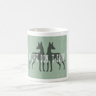 Caneca De Café "Adopt, don't shop" mug