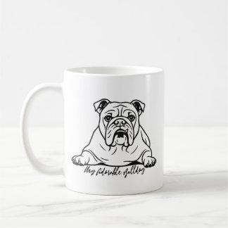 Caneca De Café Adorable Bulldog