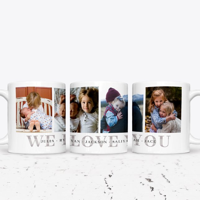 Caneca De Café Adoramos Você Fotografia Personalizada (Criador carregado)