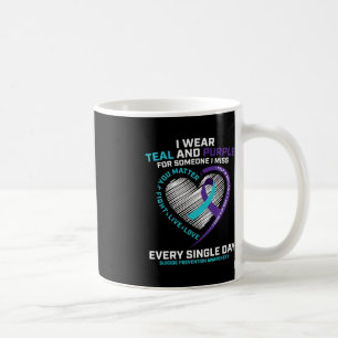 Caneca De Café Adorando a conscientização para a prevenção do sui
