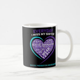 Caneca De Café Adorando Memória Irmã Suicídio Presente Homens P