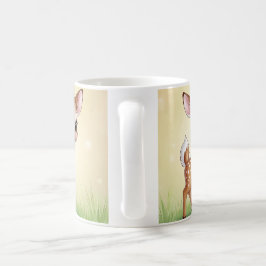 Caneca De Café Adorável Cama de Veado