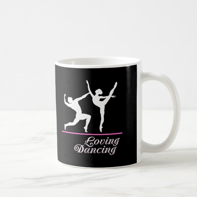 Caneca De Café Adorável dança (Direita)