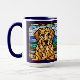 Caneca de Café Adorável Golden Retiever