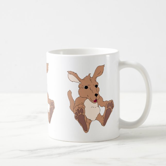 Caneca De Café Adorável Kangaroo (Direita)
