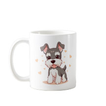 Adorável Schnauzer Puppy Mug