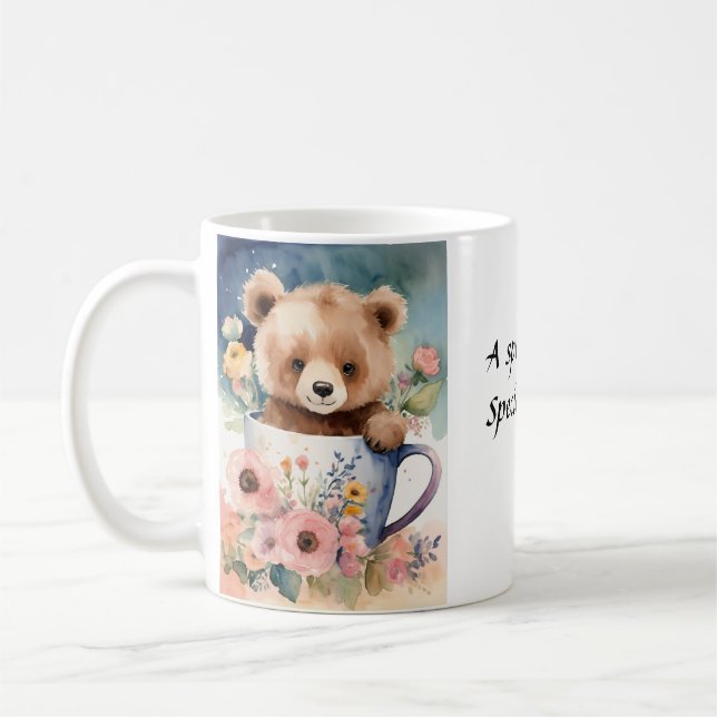Caneca De Café Adorável Teddy Bear Mug - perfeito para um momento (Esquerda)
