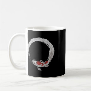 Caneca De Café Adorno de pesca de carpa Koi japonesa asiática vin