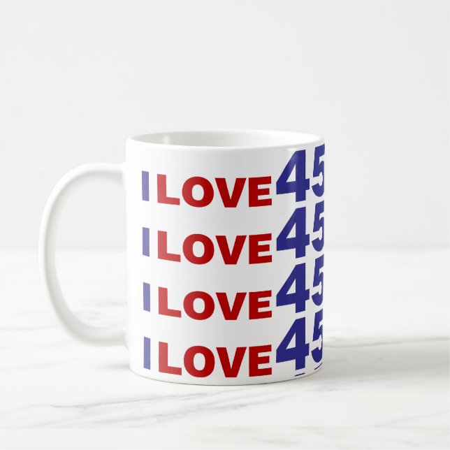 Caneca De Café Adoro 45 (Esquerda)