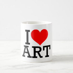 Caneca De Café Adoro Arte Mug