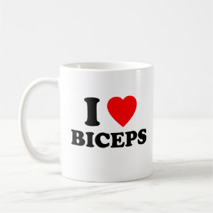 Caneca De Café Adoro Biceps Engraçados Meninas Noturnas, Presente