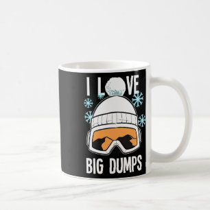 Caneca De Café Adoro Big Dump Snowboarder Snowboard Freestyl