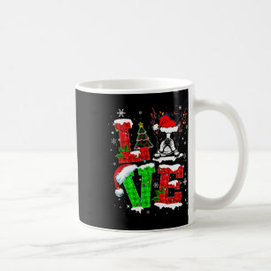 Caneca De Café Adoro Boston Terrier Santa Hap Cachorro de Natal L