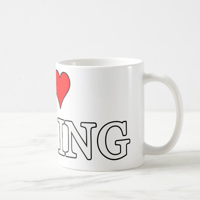 Caneca De Café Adoro Boxing (Direita)