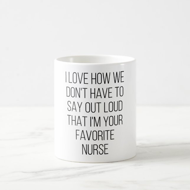 Caneca De Café Adoro como não temos que dizer alto que sou (Centro)