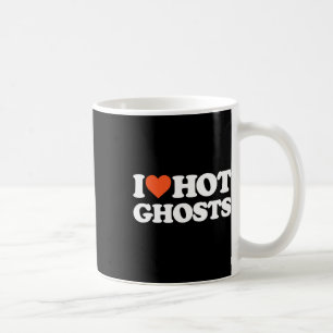 Caneca De Café Adoro Fantasmas Quentes - I Heart Ghosts - Y Ghost