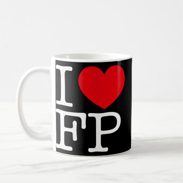 Caneca De Café Adoro Heart FP (Esquerda)