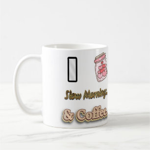 Caneca De Café Adoro Manhãs Lentas. Café - Taça de café