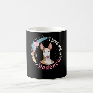 Caneca De Café Adoro o meu podenco Dog Dift Idea