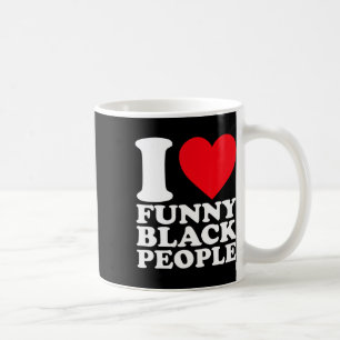Caneca De Café Adoro Pessoas Negras Engraçadas Orgulho Africano A