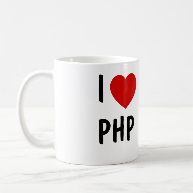 Caneca De Café Adoro PHP (Esquerda)