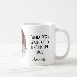 Caneca De Café Adoro-te Pai e fotografia personalizada