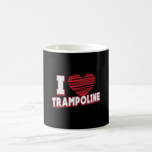 Caneca De Café Adoro Trampoline Jumper Jump Gymnlining (Centro)