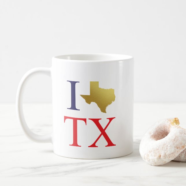 Caneca De Café Adoro TX Coffee Mug (Com Donut)