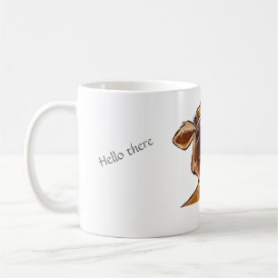 Caneca De Café Adoro Vacas - Fechar Vaca/texto editável