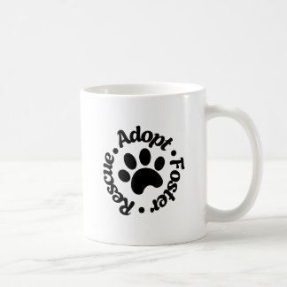 Caneca De Café Adotar Foster de Salvamento - Adotar um Dia de Pet