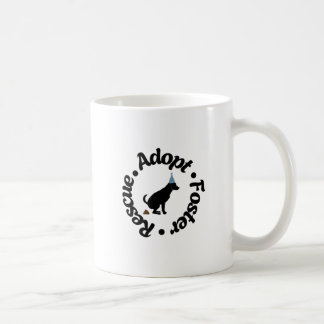 Caneca De Café Adotar Foster de Salvamento - Adotar um Dia de Pet