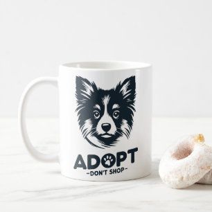 Caneca De Café Adote não compre 3
