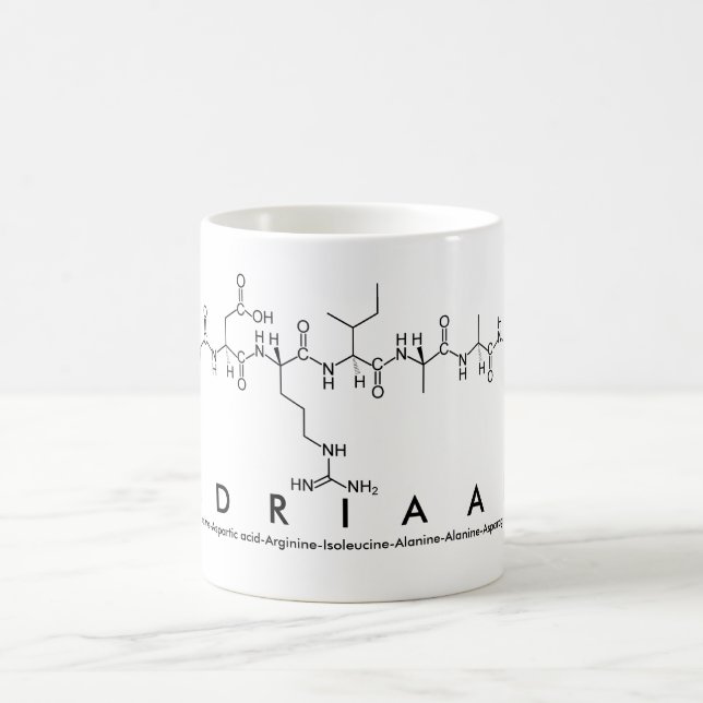 Caneca De Café Adriaan peptide name mug (Centro)