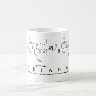 Caneca De Café Adrianna peptide nome mug