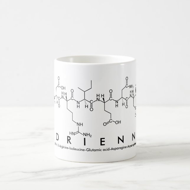 Caneca De Café Adrienne peptide name mug (Centro)