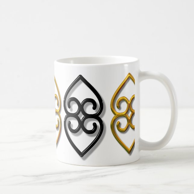 Caneca De Café Adrinka - Terra (Direita)