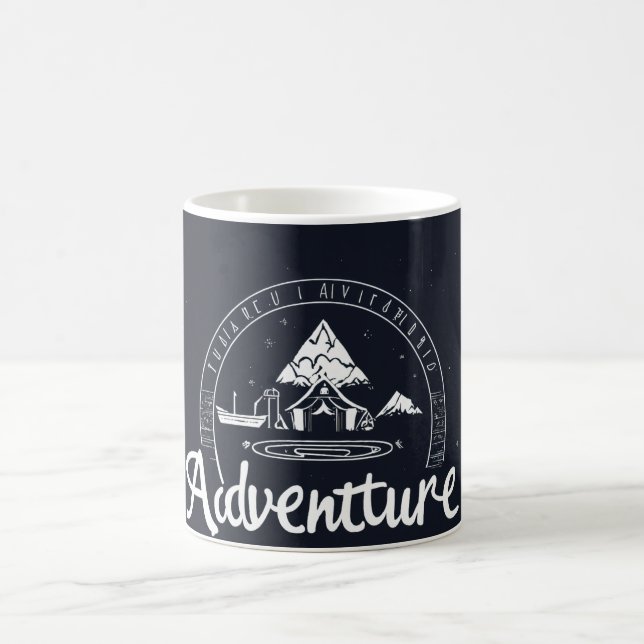 Caneca De Café Adventure Aguarda Café Mug (Centro)
