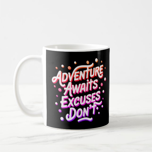 Caneca De Café Adventure Aguarda Tee (Esquerda)