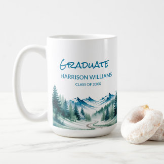 Caneca De Café Adventure Mountain Graduate Gift 