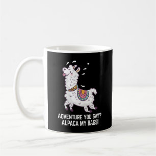 Caneca De Café Adventure Você Diz Alpaca Meu Animal Engraçado D