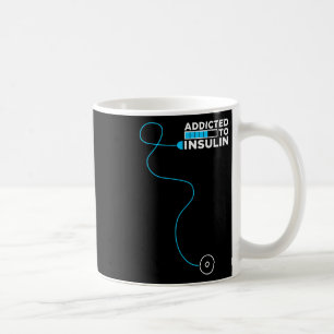 Caneca De Café Advertência À Diabetes Insulina Insulina Insulina