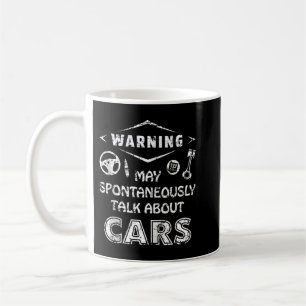 Caneca De Café Advertência De Presente Mecânico Automático Pode F