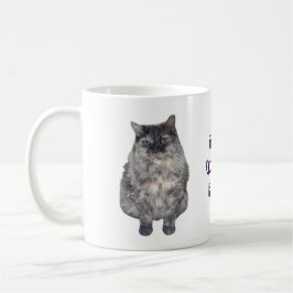 Caneca De Café Advertência do Editor Cat por RoseWrites