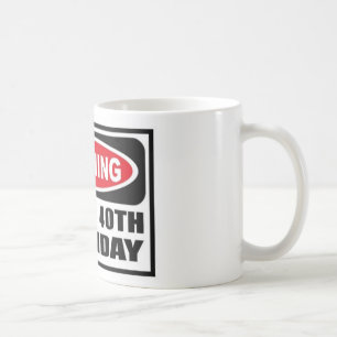 Caneca De Café Advertindo 40