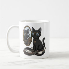 Caneca de Café Advogada Gata Preta Justiça