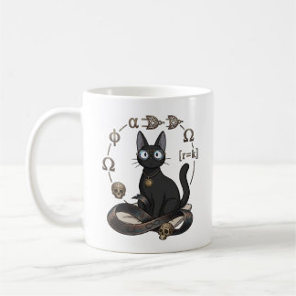 Caneca de Café Advogada Gata Preta Justiça