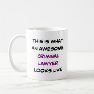 Caneca De Café advogado criminoso, incrível