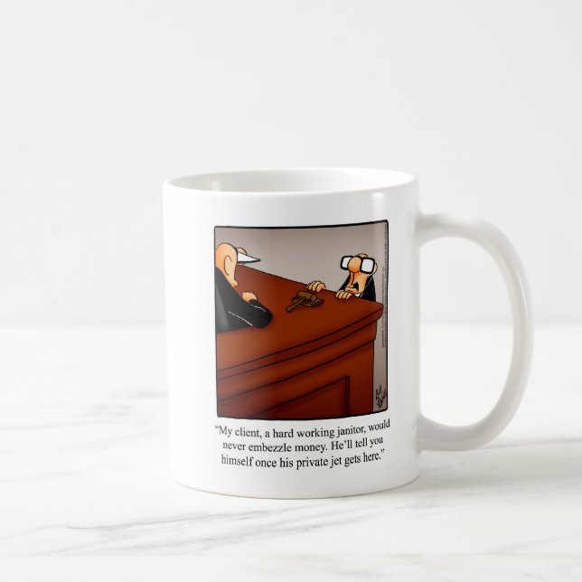 Caneca De Café Advogado engraçado Humor Mug Gift (Direita)